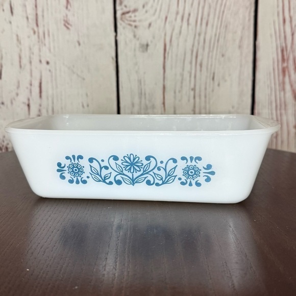 GLASSBAKE Casserole Glass Pan Loaf Pan Loaf Bread or Meat Loaf  Vintage GUC - Picture 16 of 16